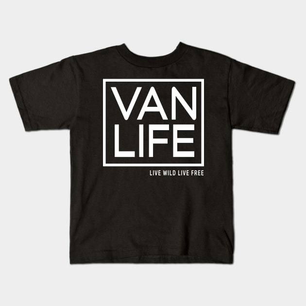 Van Life Kids T-Shirt by ShirtFace